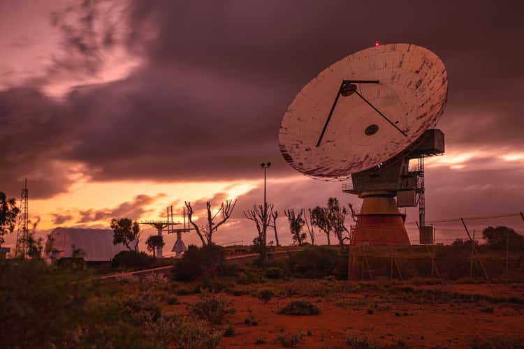 The OTC Satellite Earth Station, Carnarvon, WA