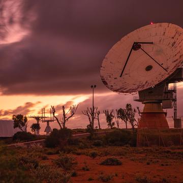 The OTC Satellite Earth Station, Carnarvon, WA, Australia