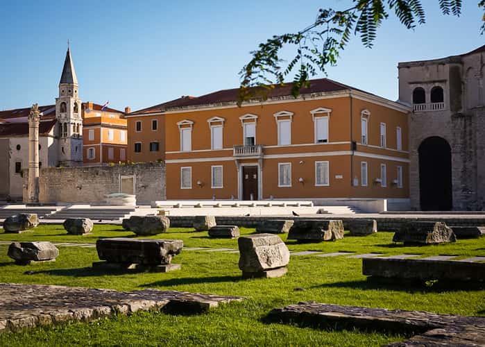 The Roman forum, Zadar