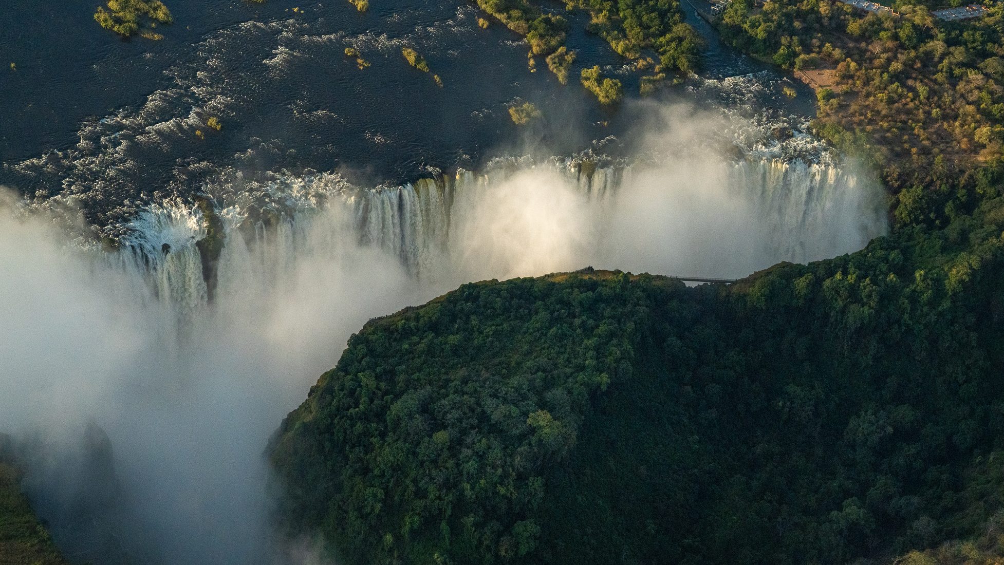 Victoria Falls by Helico, Zambia