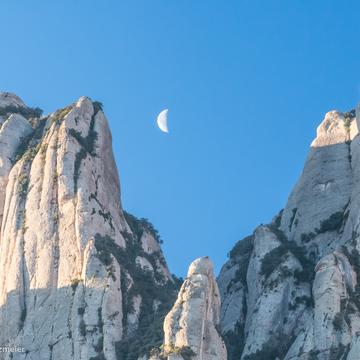 View of Montserrat Rocks, Spain