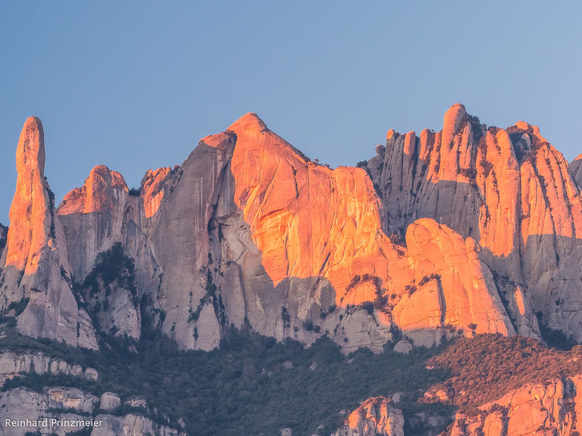 View of Montserrat Rocks, Spain