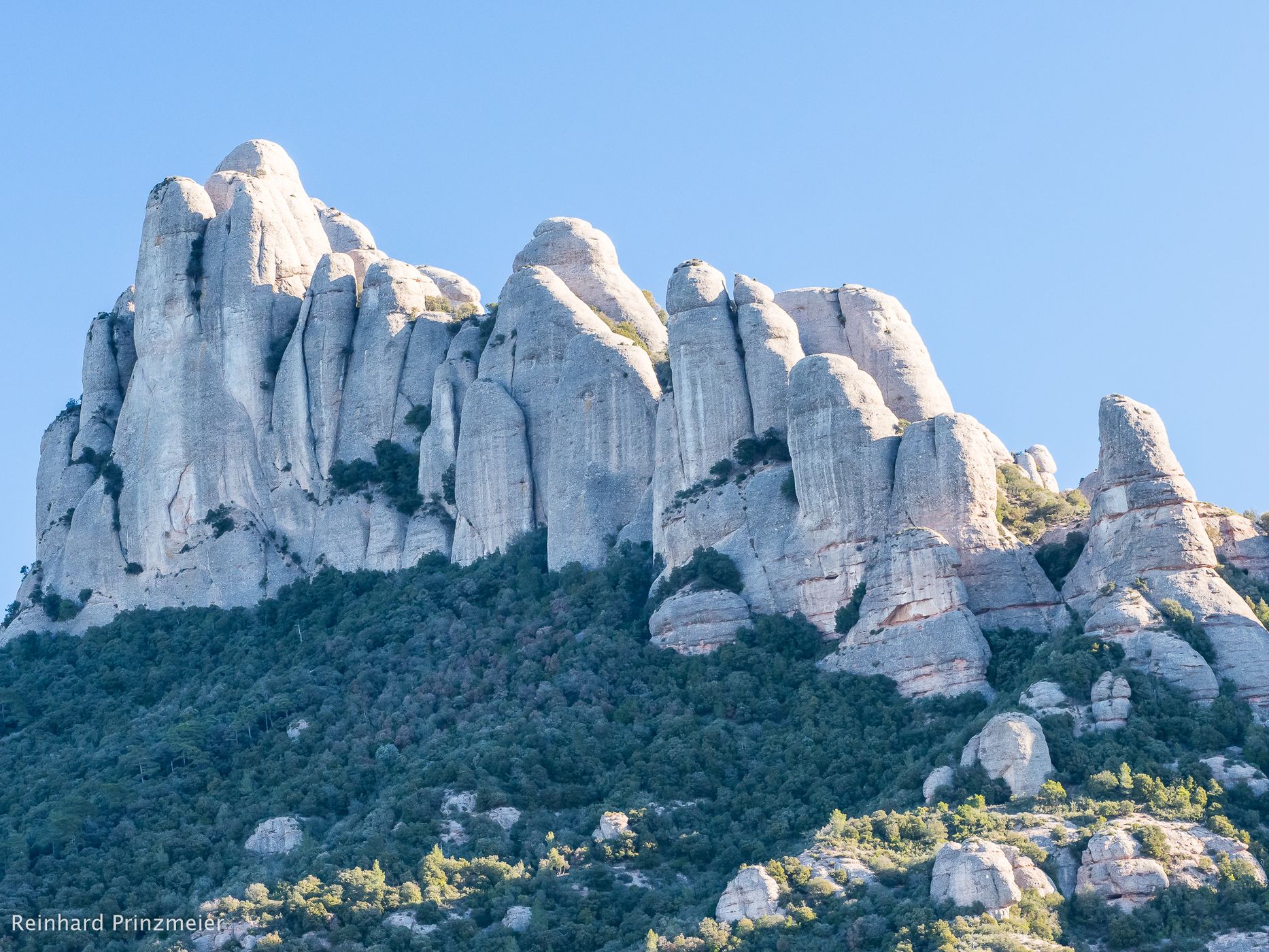 View of Montserrat Rocks, Spain