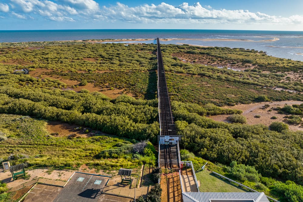 1 mile Jetty, Babble Island, Carnarvon, Australia