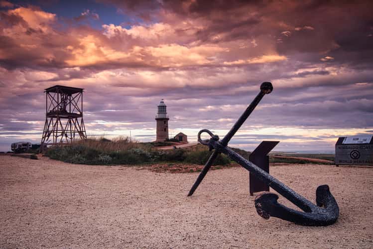 Anchor Vlamingh Head Lighthouse, Exmouth, WA