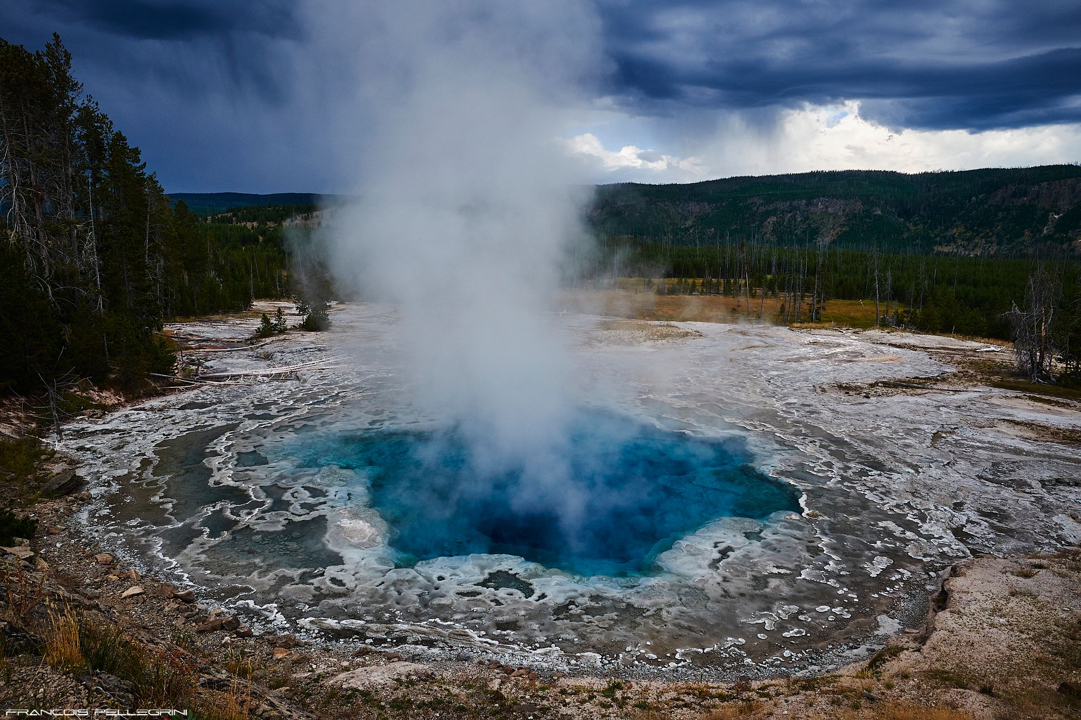 Artemisia Geyser, Yellowstone National Park, USA