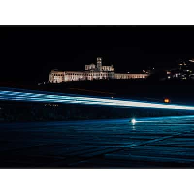 Assisi by night, Italy