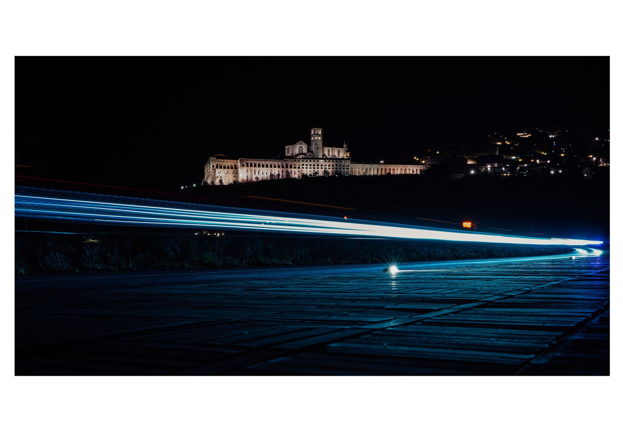 Assisi by night, Italy