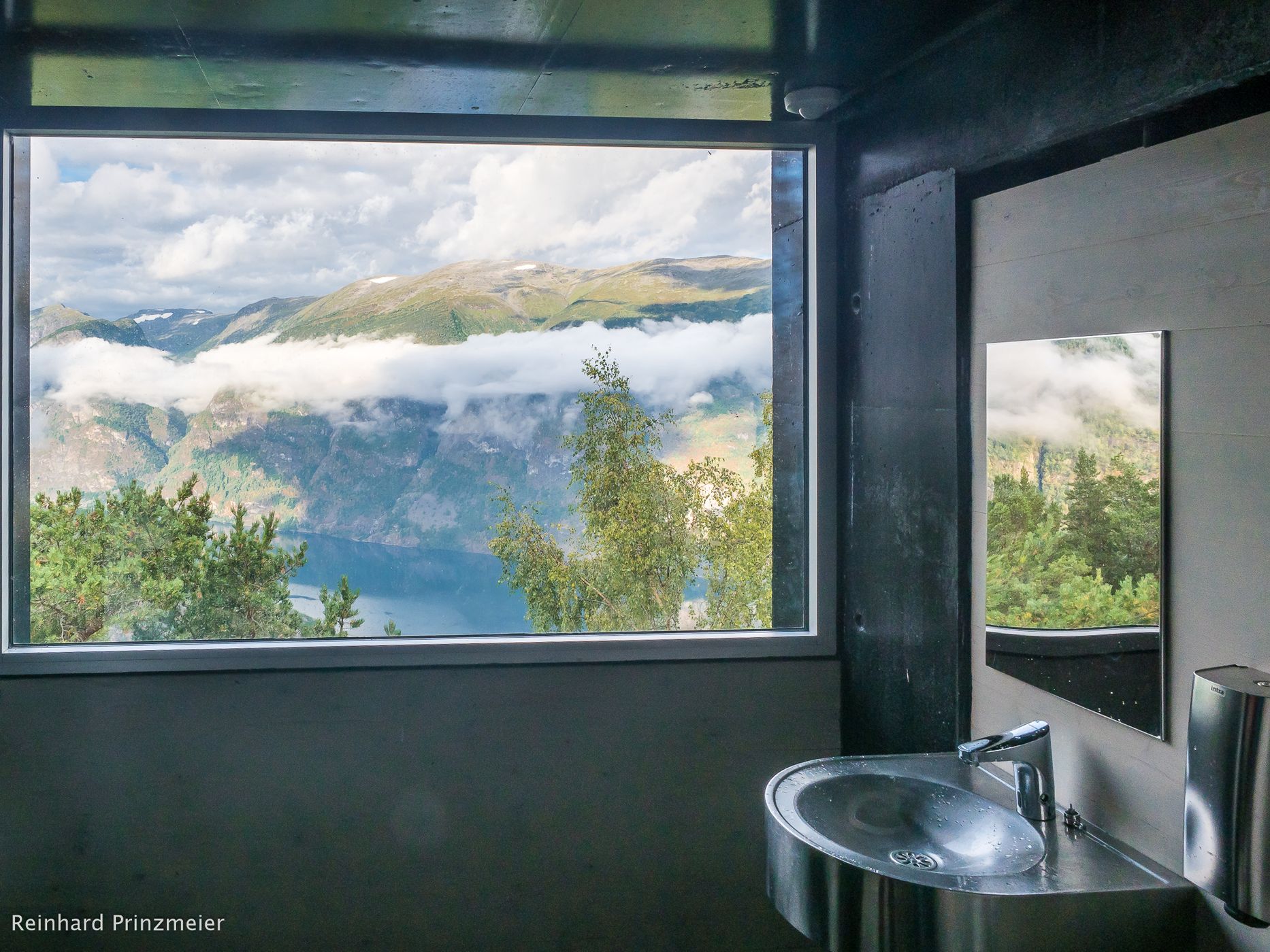 Aurlandsfjord near Aurland, Norway