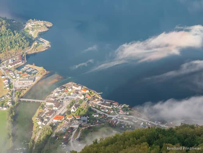Aurlandsfjord near Aurland