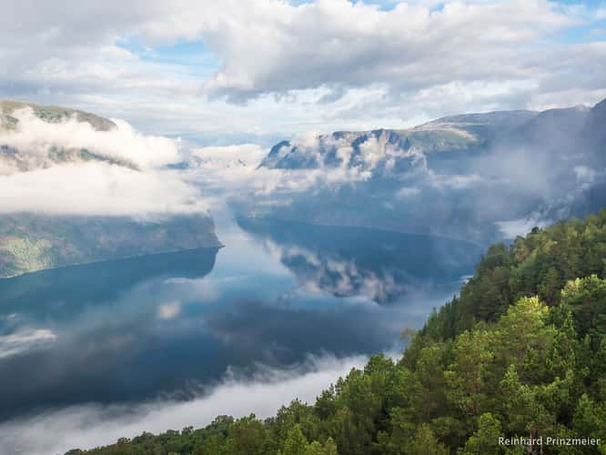 Aurlandsfjord near Aurland