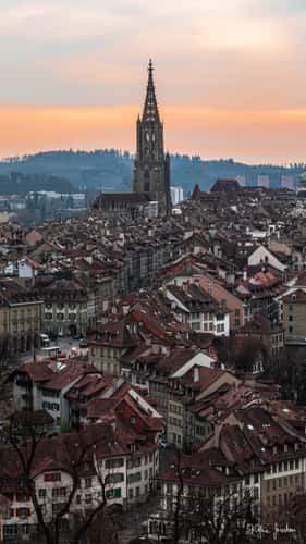  View over the Old Town of Bern