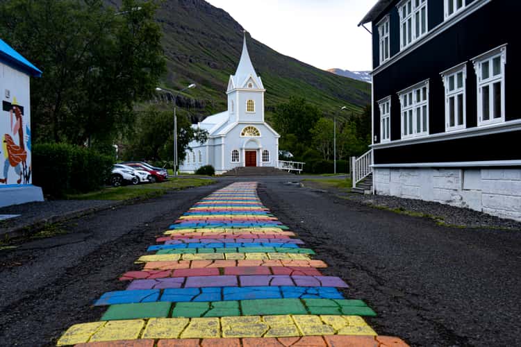 Blue Church at Seydisfjordur