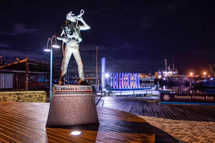 Bon Scott AC-DC Memorial, Fremantle, Western Australia