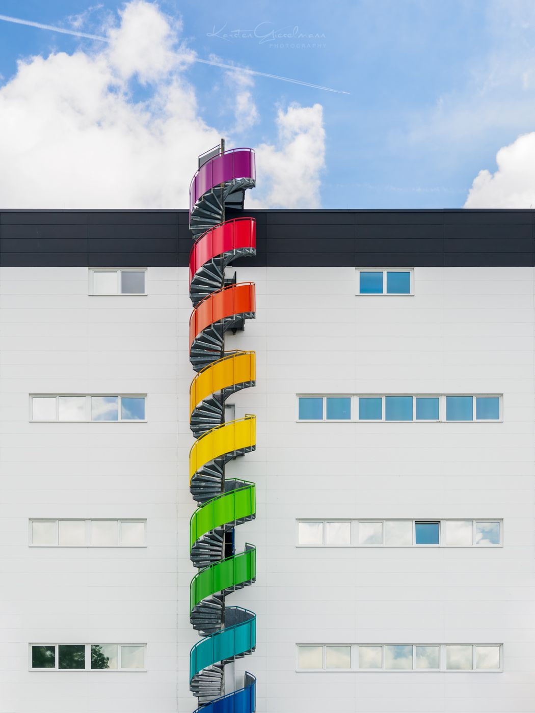 Brillux staircase, Münster, Germany