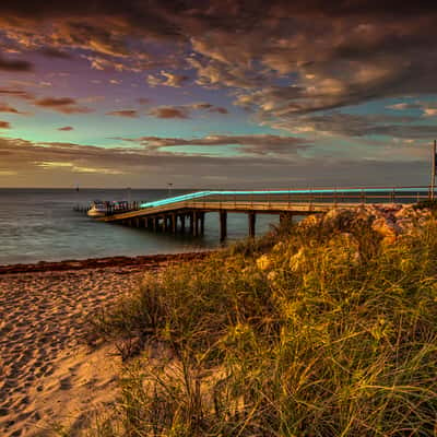 Bundegi Beach boat ramp, Exmouth, Western Australia, Australia