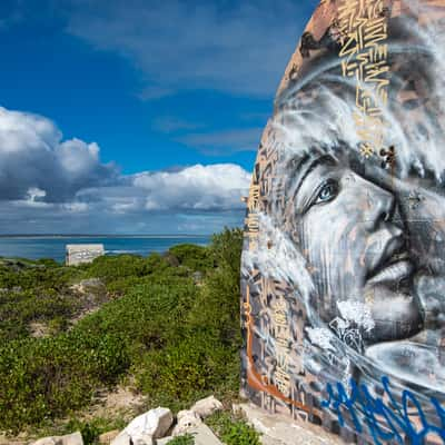 Bunker Graffiti  North Head, Jurien Bay, Western Australia, Australia