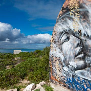 Bunker Graffiti  North Head, Jurien Bay, Western Australia, Australia