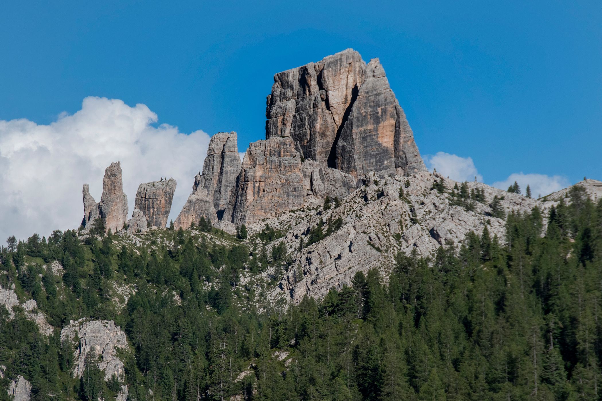 Cinque Torri from the Road, Italy
