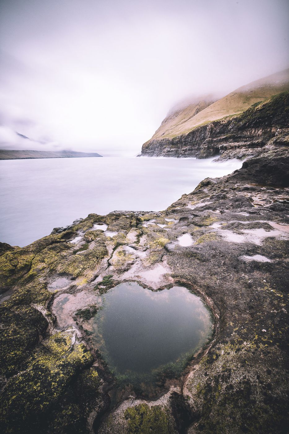 Cliffs near Mikladalur, Kalsoy, Faroe Islands