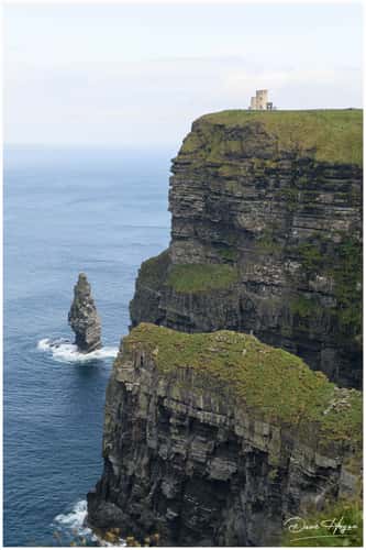 Cliffs of Moher, view to O'Briens Tower