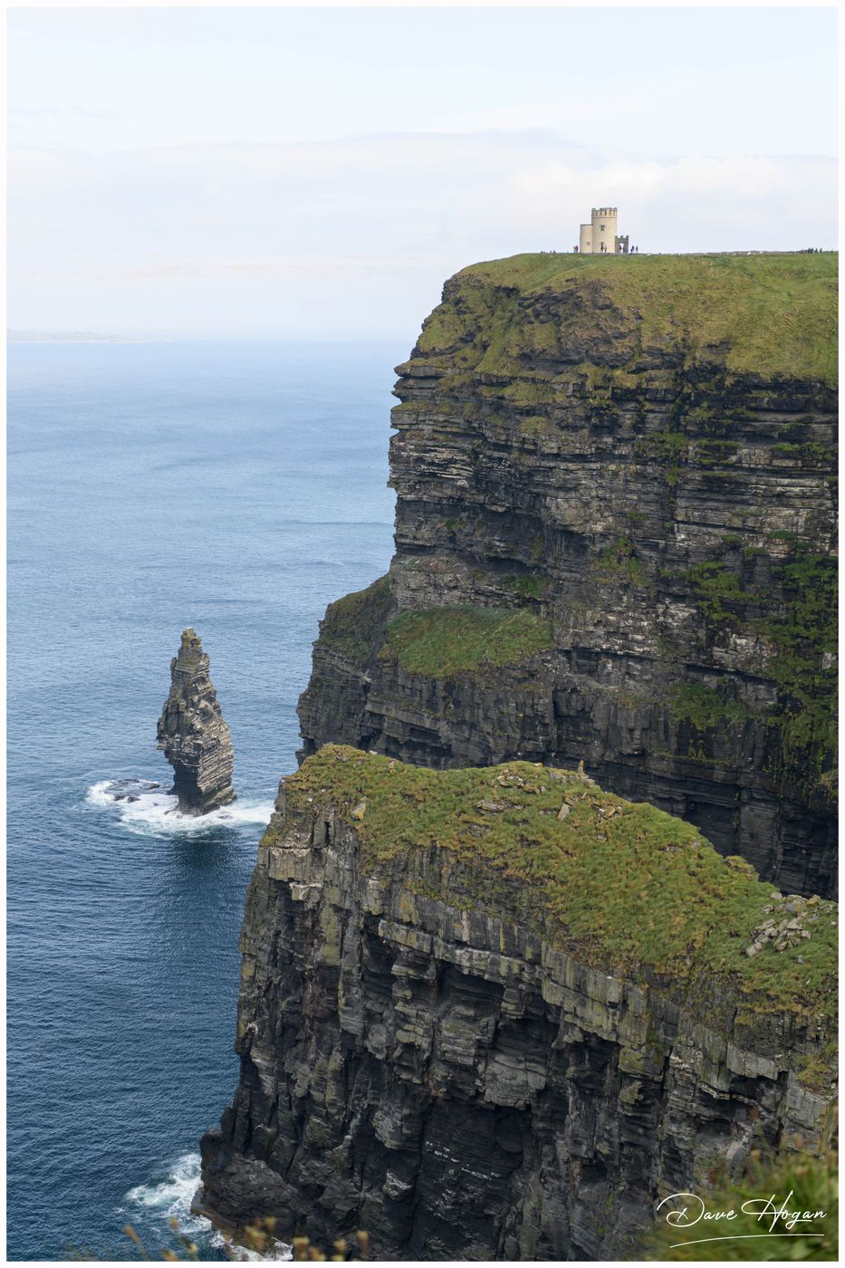Cliffs of Moher, view to O'Briens Tower, Ireland
