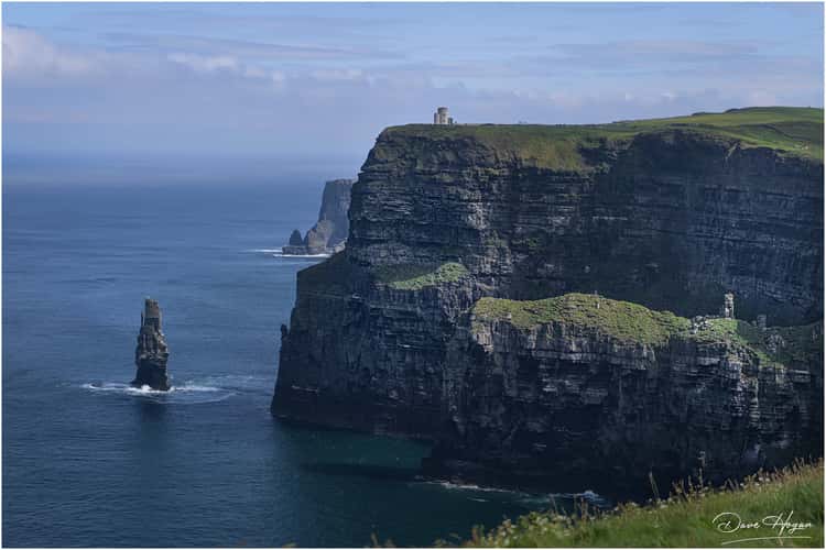 Cliffs of Moher, view to O'Briens Tower