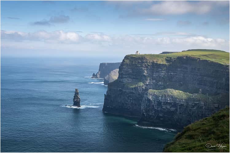 Cliffs of Moher, view to O'Briens Tower