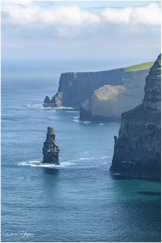Cliffs of Moher, view to O'Briens Tower
