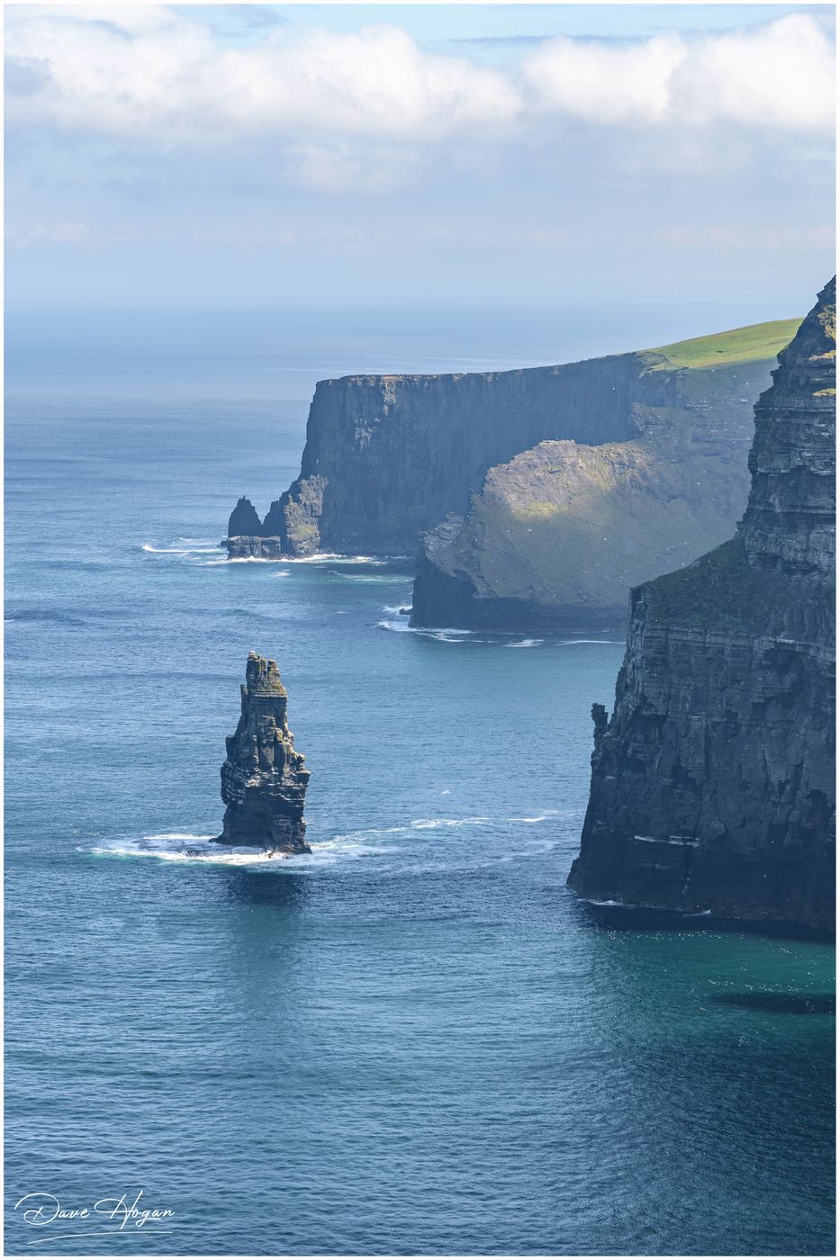 Cliffs of Moher, view to O'Briens Tower, Ireland