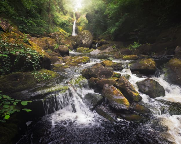 Devils Glen Waterfall