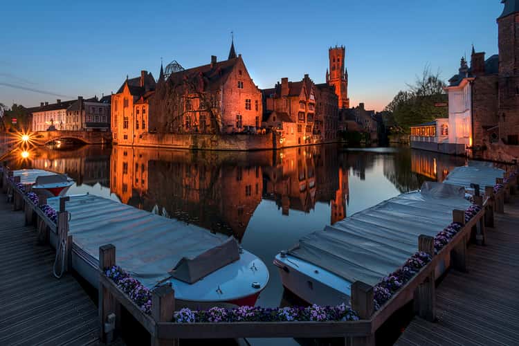 Typical view of Bruges