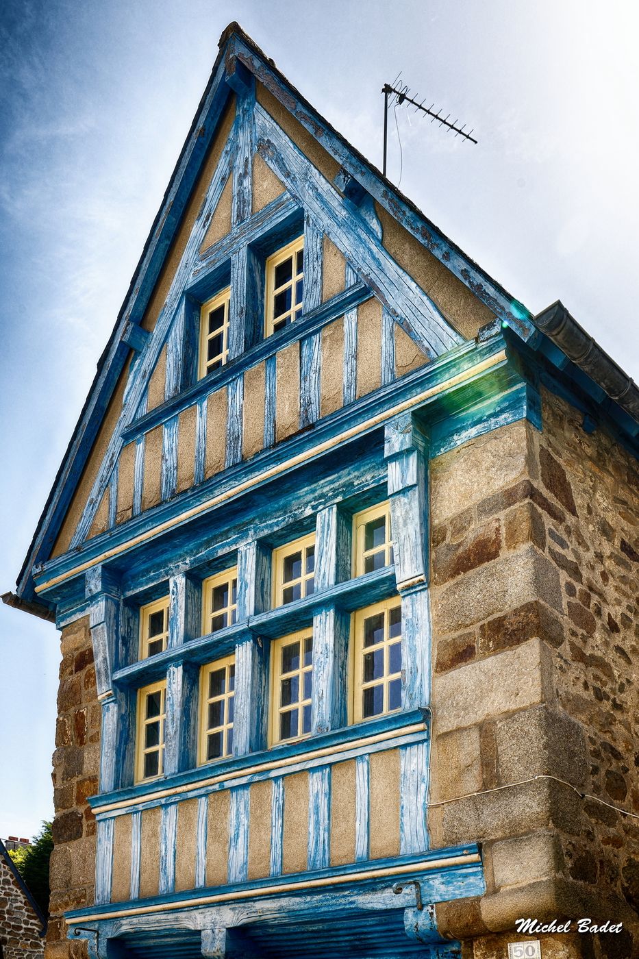 Dinan, Jerzual street, France