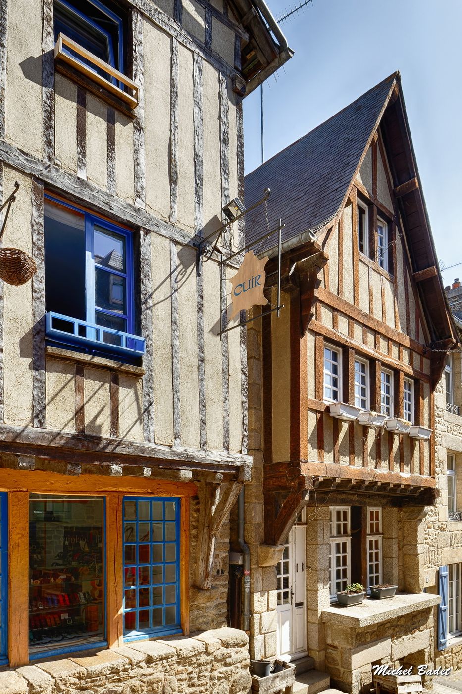 Dinan, Jerzual street, France