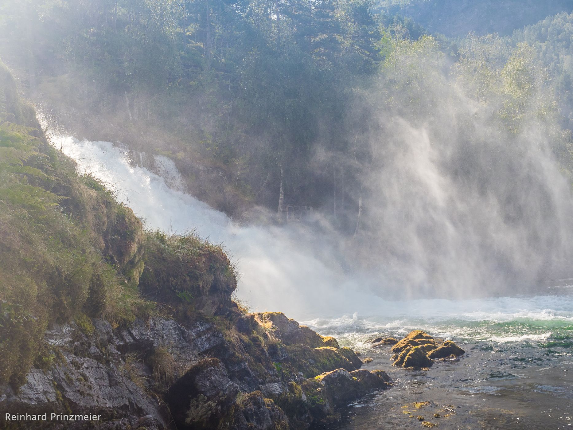 Eikjelandsfossen Waterfall, Norway