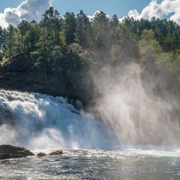 Eikjelandsfossen Waterfall, Norway