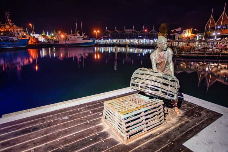 Fisherman statue, Fremantle, Western Australia