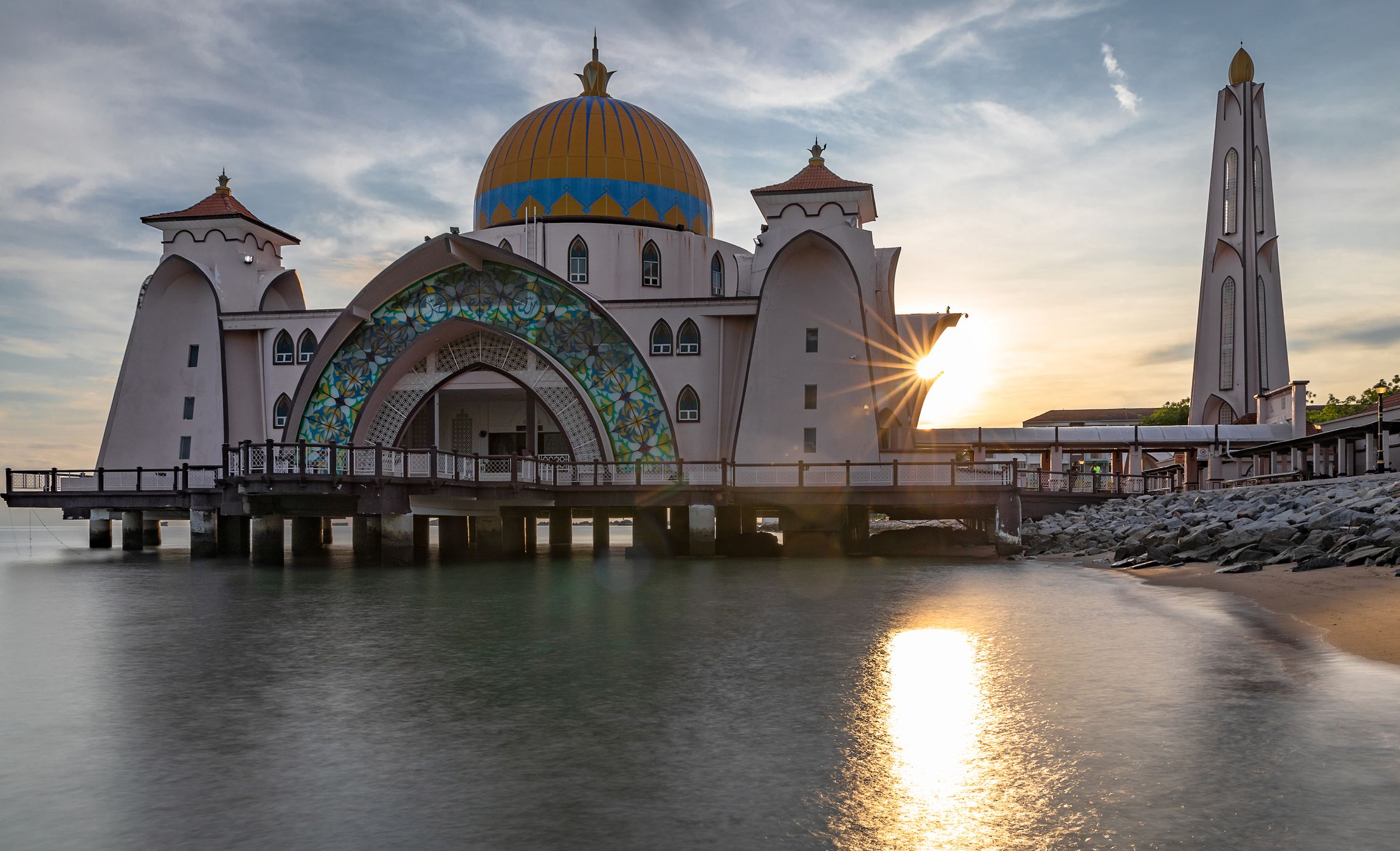 Floating Mosque, Malacca, Malaysia