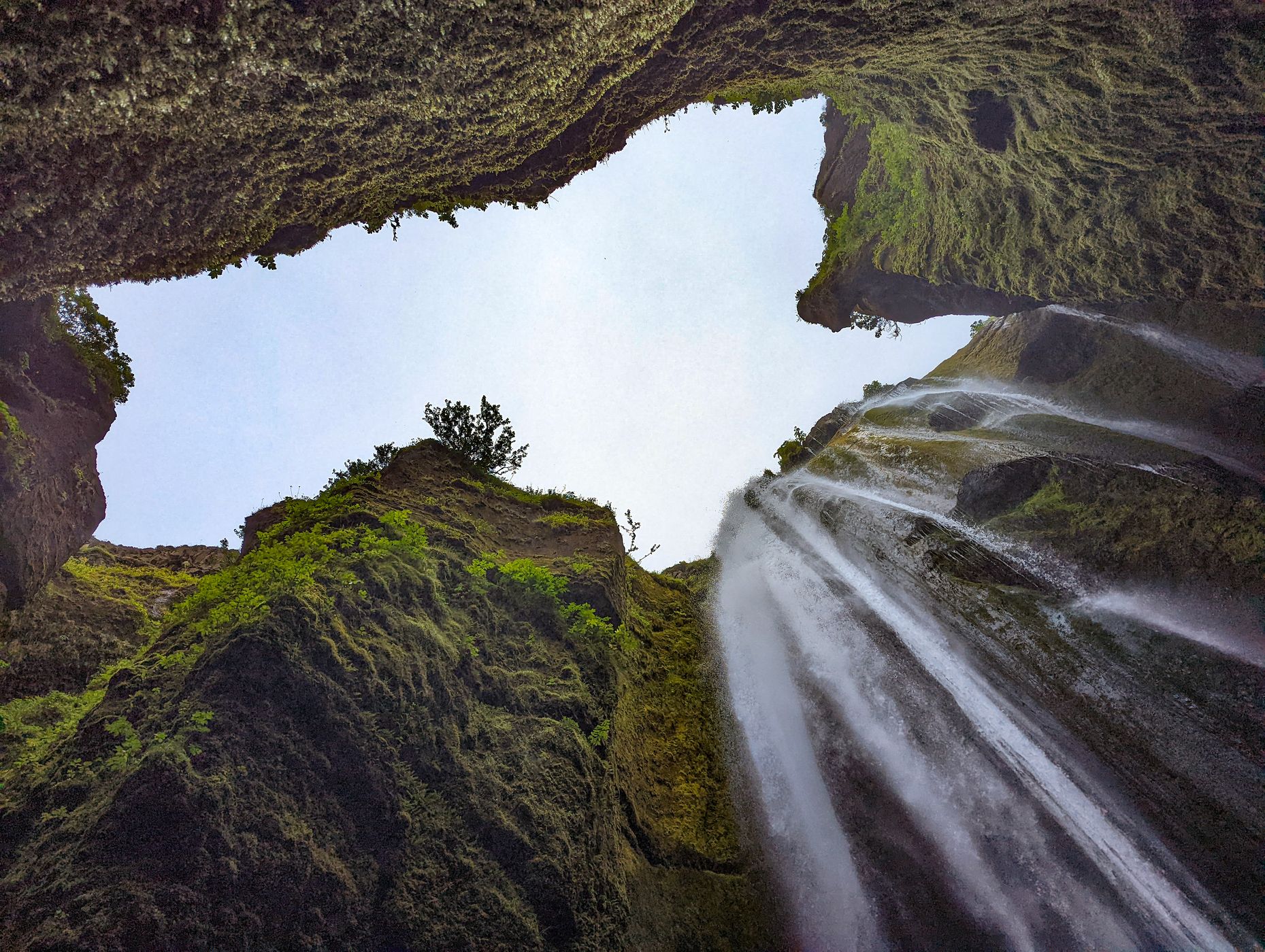 Gljufrafoss near Seljalandsfoss, Iceland