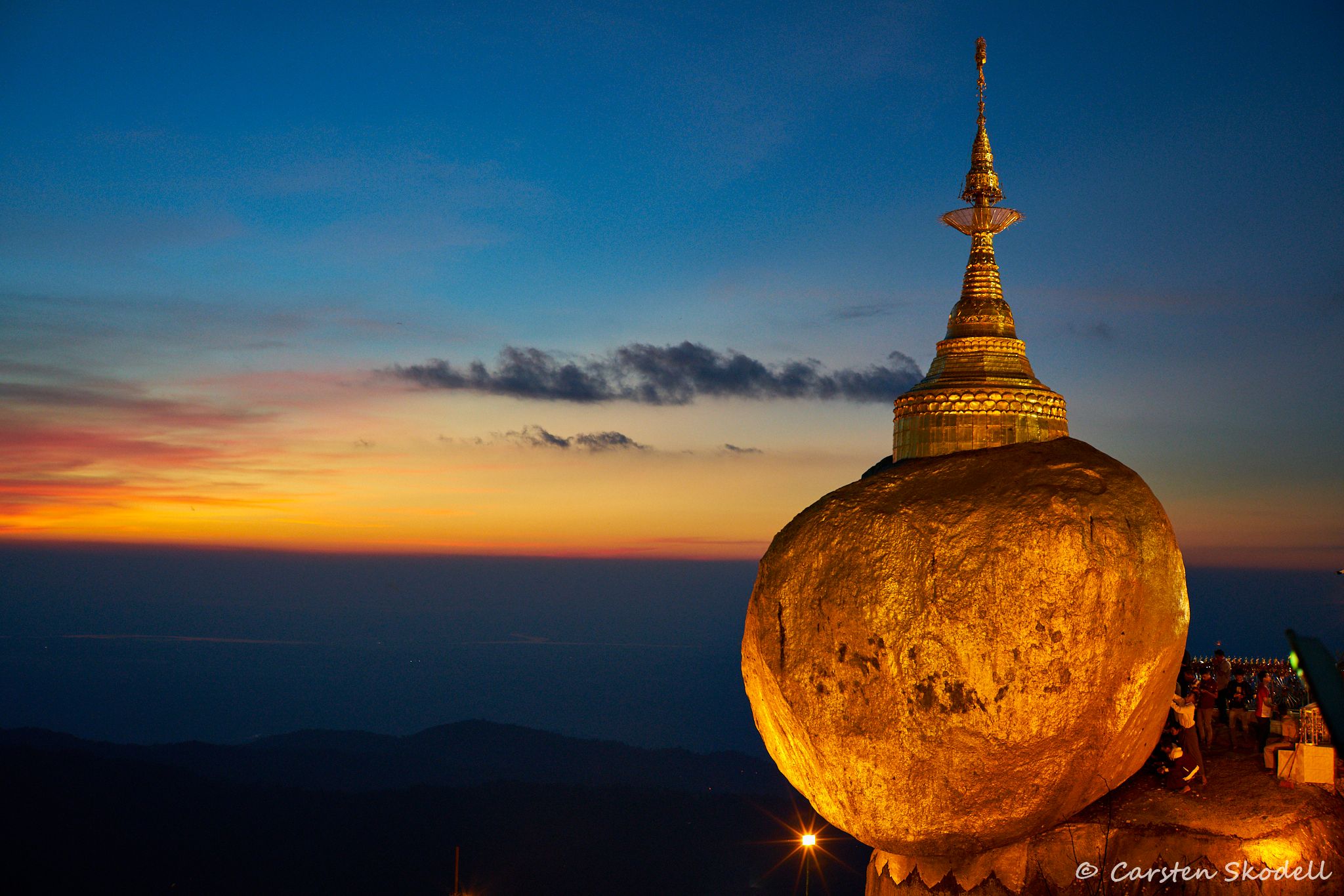 Goldener Felsen in Myanmar, Myanmar