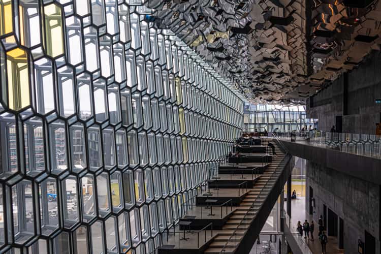 Inside Harpa - Concert Hall, Reykjavík
