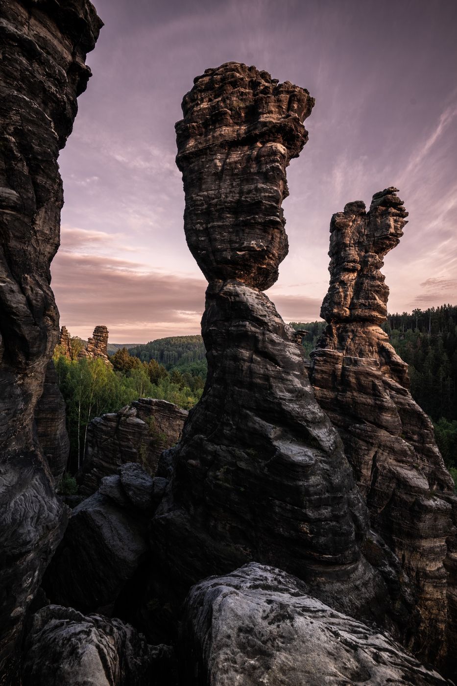Herkulessäulen,Saxon Switzerland, Germany