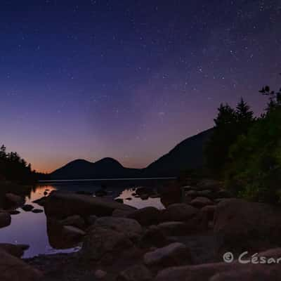 Jordan Pond south shore, USA