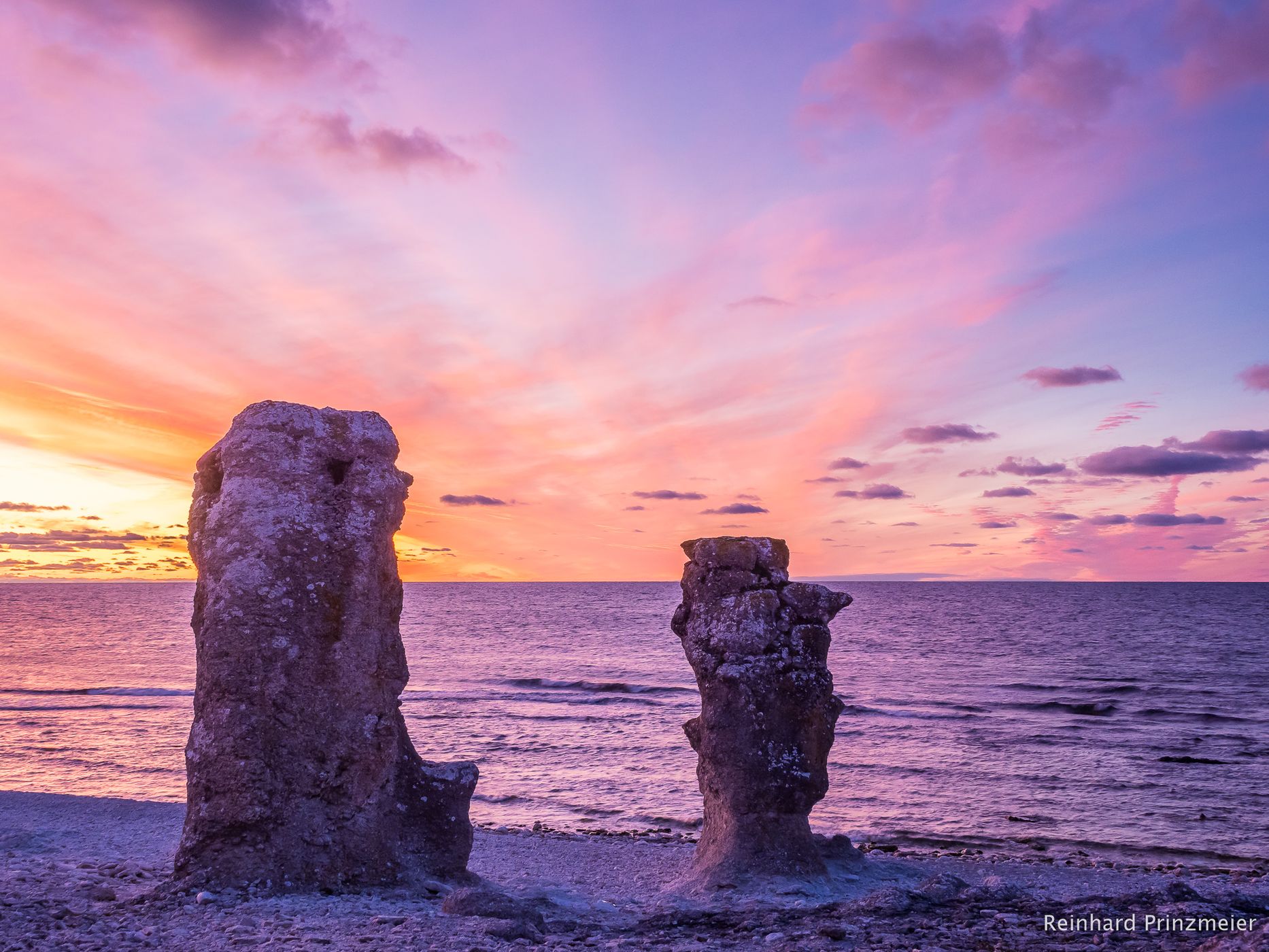 Langhammars Sea Stacks (Raukar), Sweden