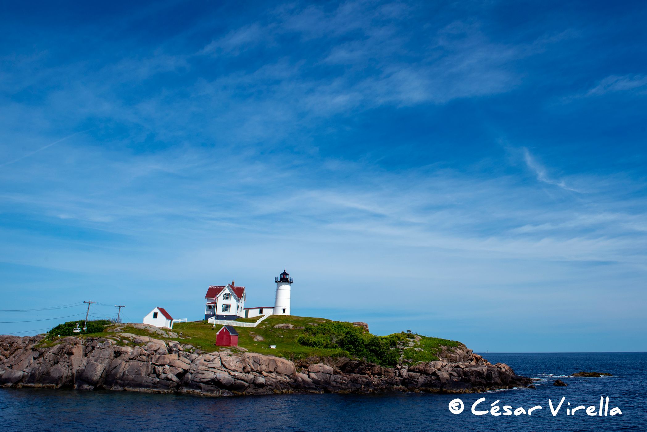 Cape Neddick Lighthouse - Nubble Island, USA