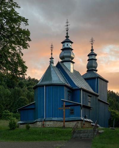 Orthodox church in Hołuczków, Poland