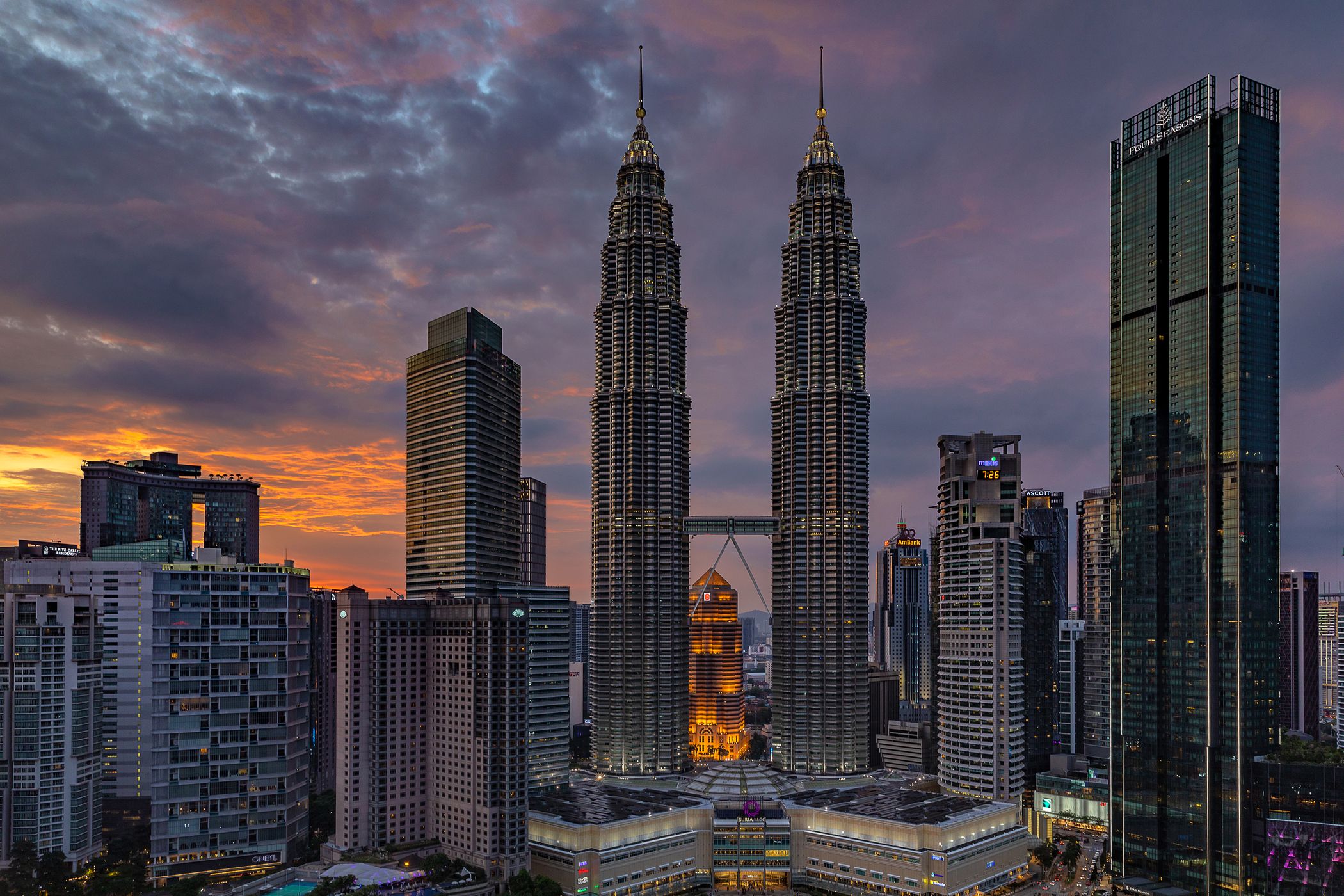 Petronas Towers - Traders Hotel viewpoint, Malaysia