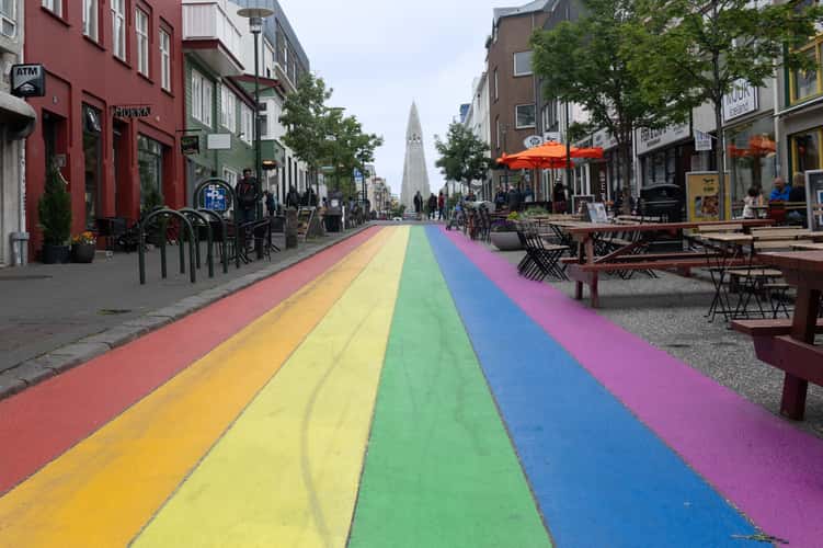 Rainbow Street Art, Reykjavik
