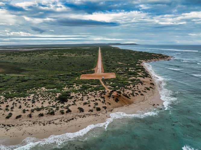 Road back from Shipwreck  Exmouth, Western Australia