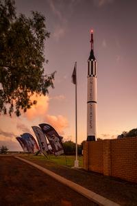 Rocket at the OTC Satellite Earth Station, Carnarvon, WA